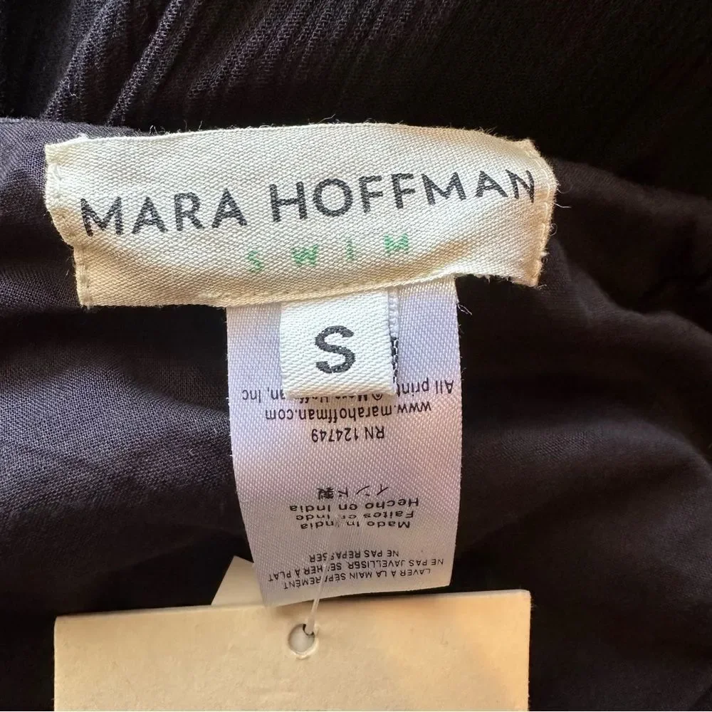 Mara Hoffman Swim Starbasket Black Maxi Dress Size Small - Picture 8 of 16